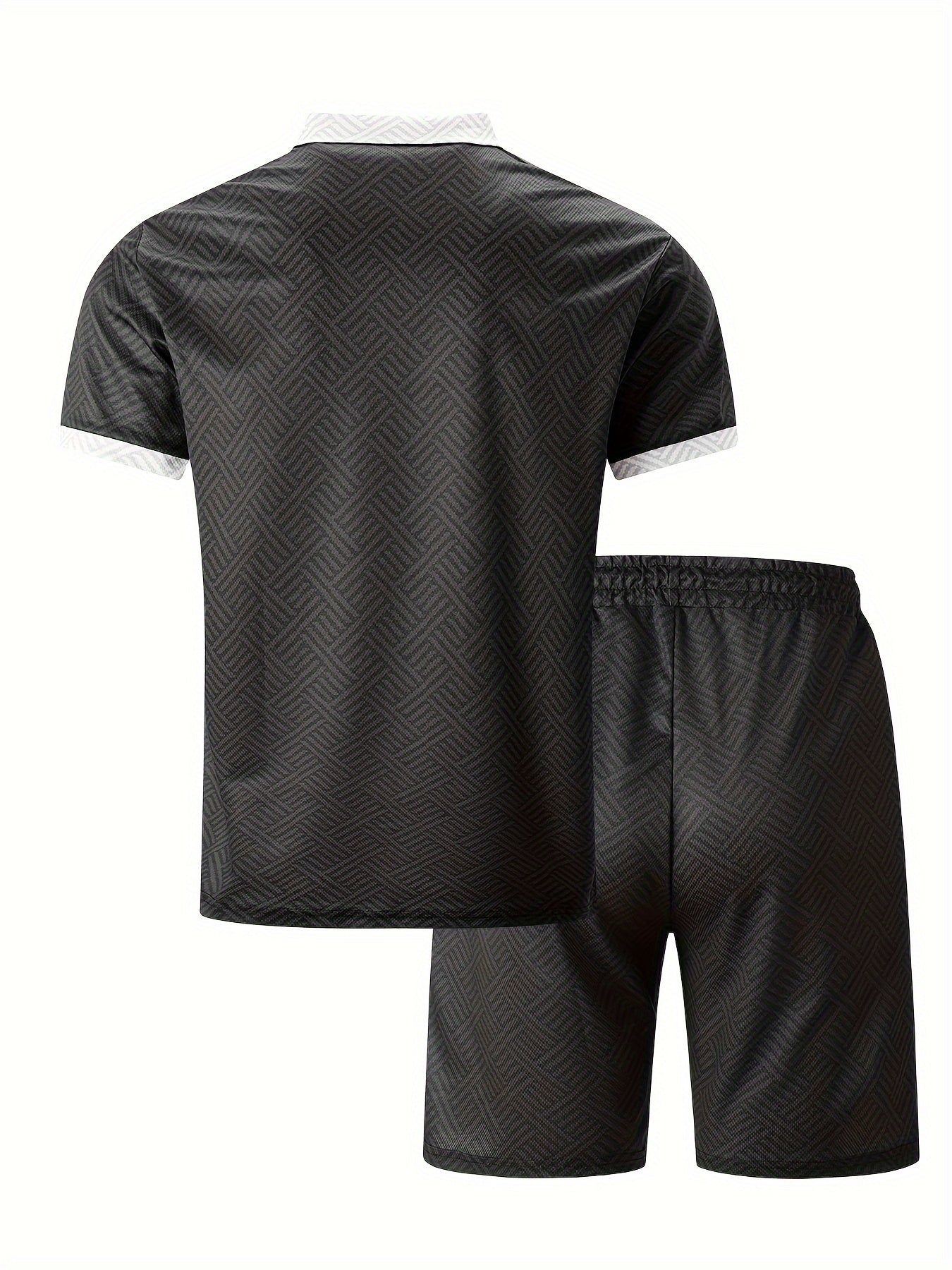 Men's T-shirt short sleeve + shorts casual sports suit blue