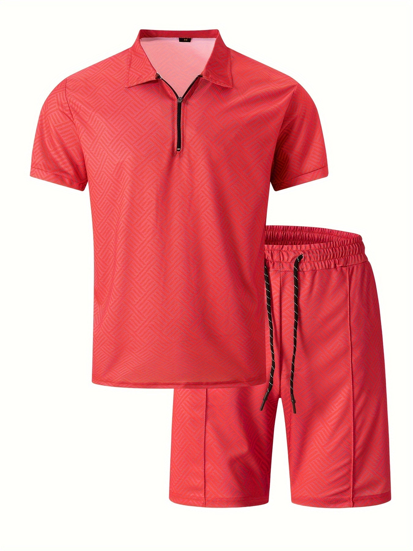 Men's T-shirt short sleeve + shorts casual sports suit blue