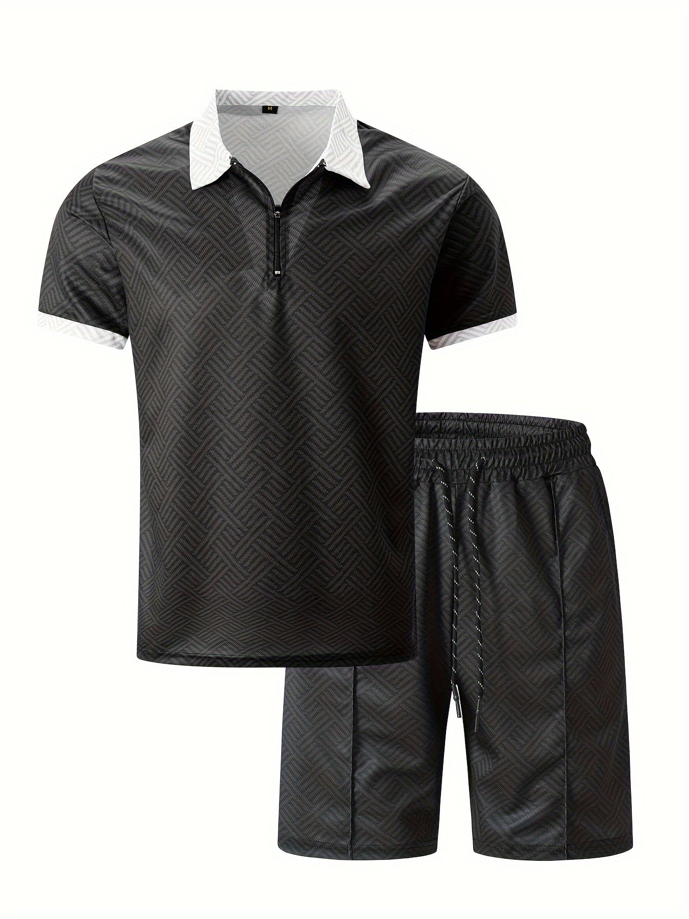 Men's T-shirt short sleeve + shorts casual sports suit blue